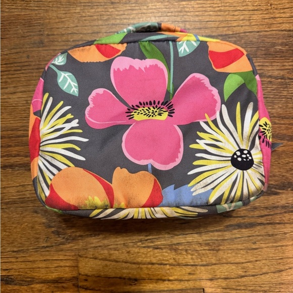 Floral Jazzy Blooms Vera Bradley Lined Lunchbox Tote - Picture 3 of 7